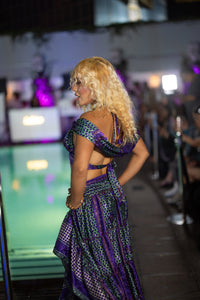 Purple Kaleidoscope Bollywood Set