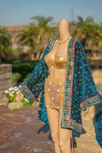 Load image into Gallery viewer, Turquoise Excellence Kimono
