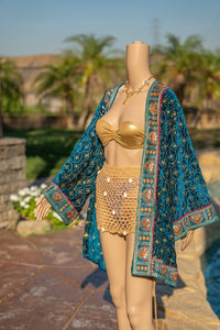 Turquoise Excellence Kimono