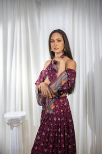 Bohemian Plum Goddess Set