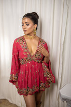 Load image into Gallery viewer, Roxy Rose Mini Babydoll Dress
