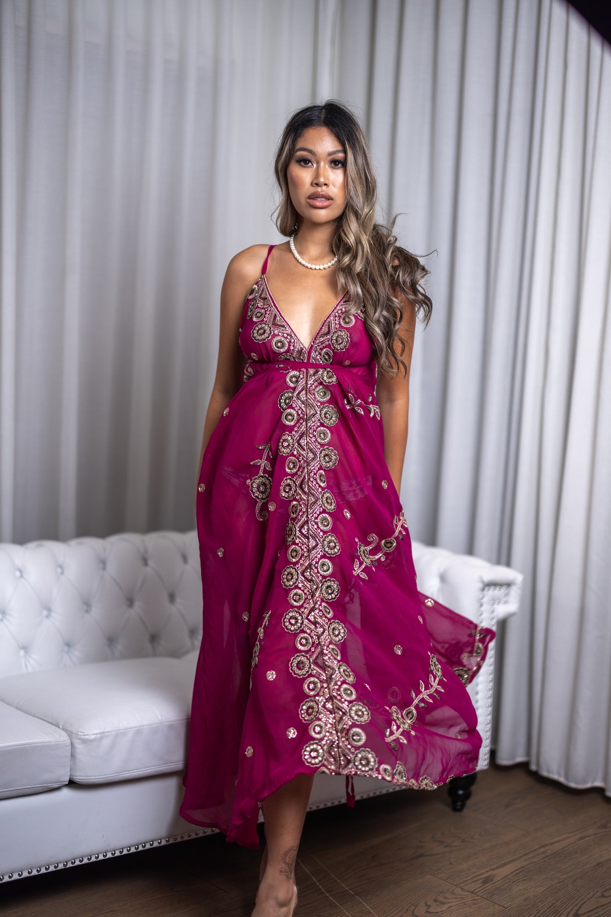 Violet Jewel Magic Dress