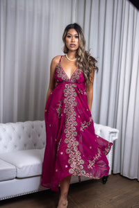 Violet Jewel Magic Dress