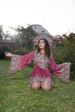 Load image into Gallery viewer, Rose Kulfi Babydoll Dress
