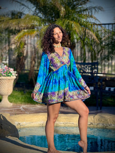 Blue Moonstone Babydoll Dress