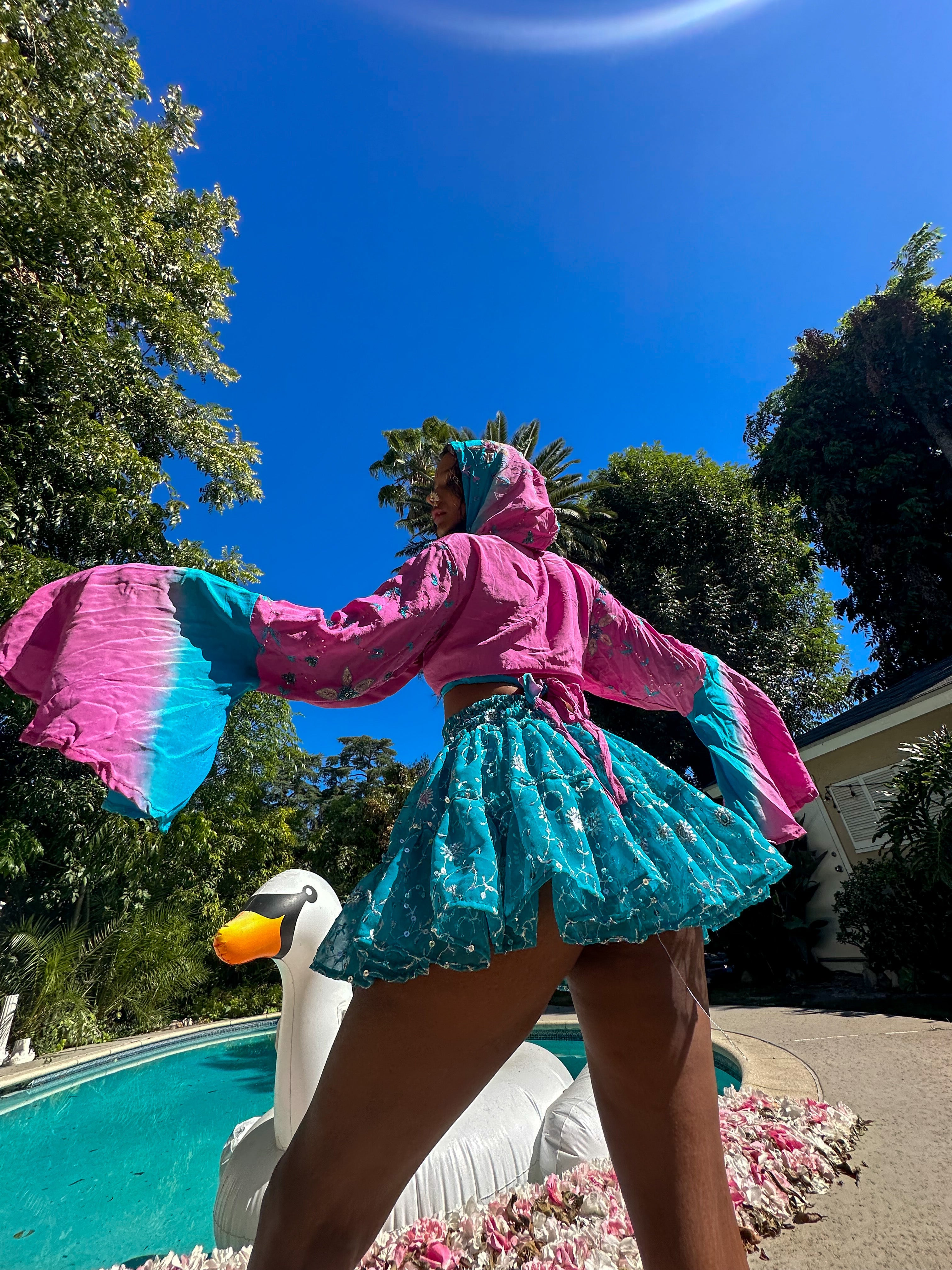 sky princess micro mini skirt
