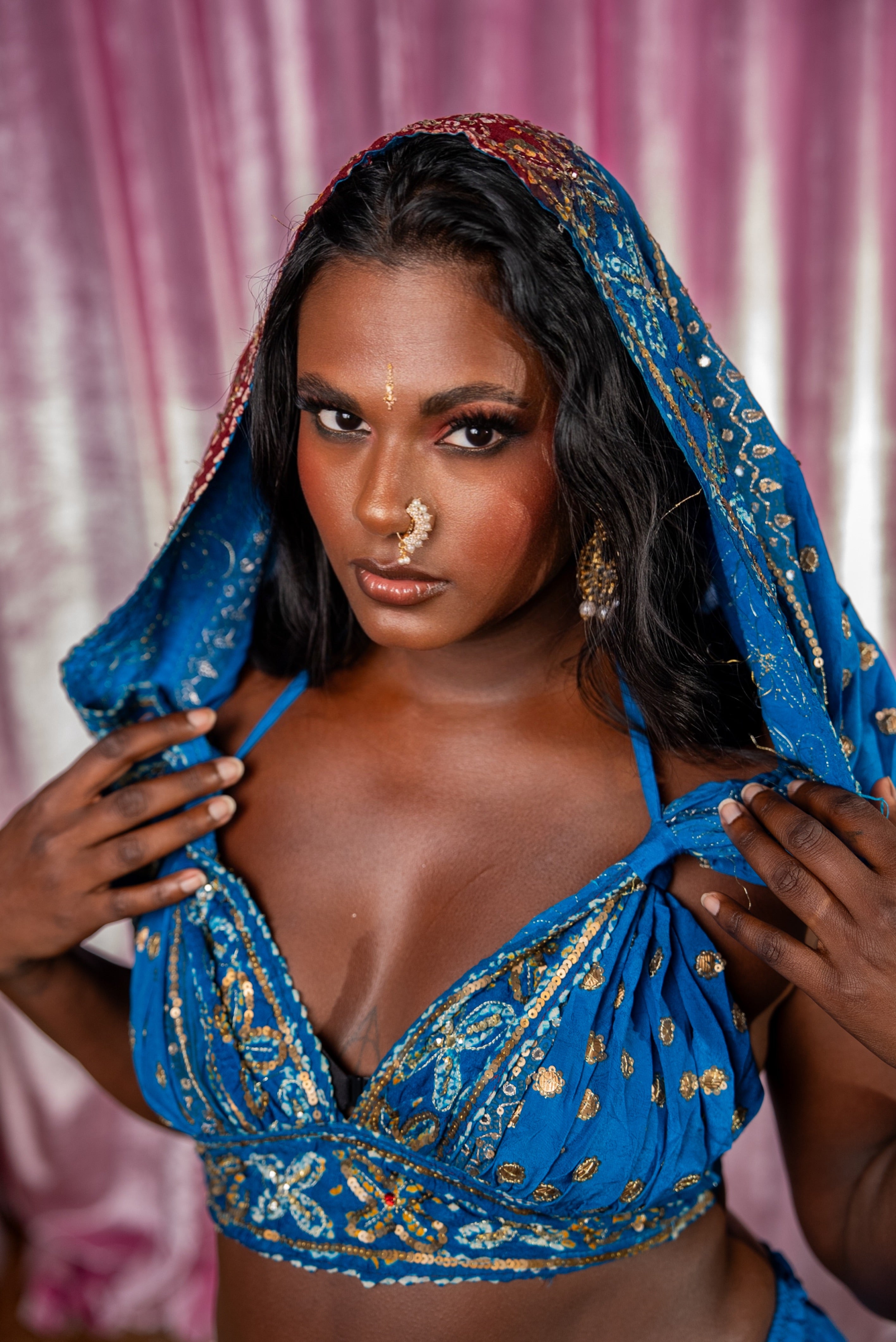 Bandhani Royalty Jasmine Set