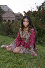 Load image into Gallery viewer, Rose Kulfi Babydoll Dress
