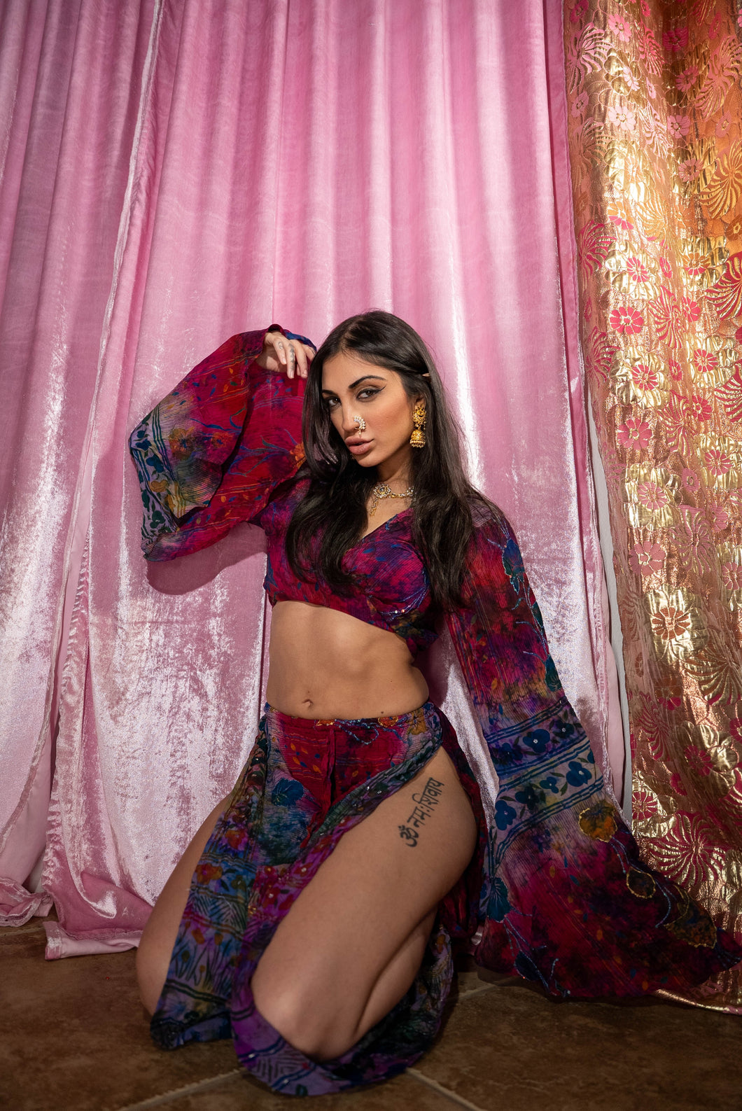Bohemian rainbow Jasmine set