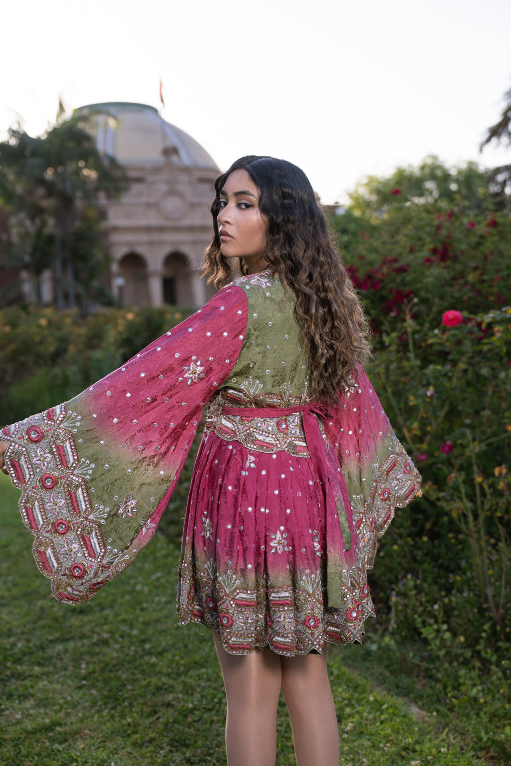 Rose Kulfi Babydoll Dress