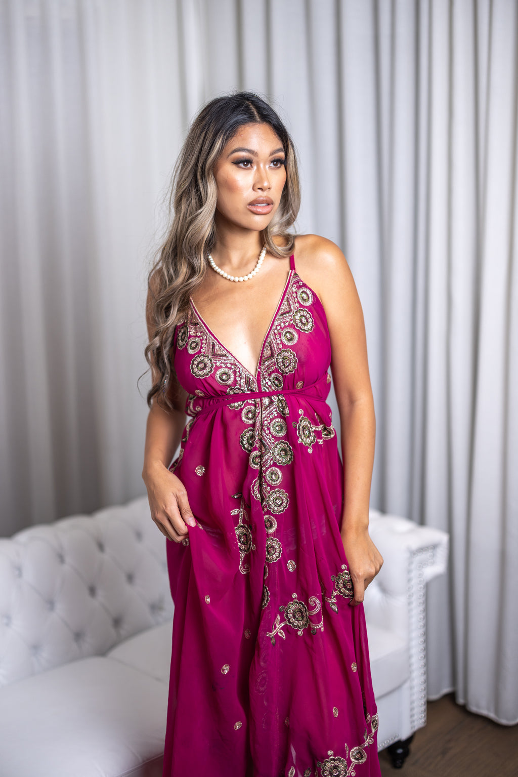 Violet Jewel Magic Dress