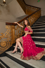 Load image into Gallery viewer, Fuscia Lotus Bollywood Set
