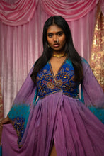Load image into Gallery viewer, Lavender Dreams Anarkali Kimono Dress
