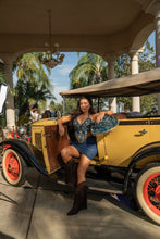 Load image into Gallery viewer, Velvet Midnight Cowboy Hat
