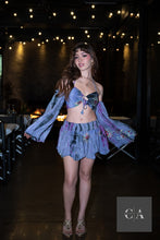 Load image into Gallery viewer, Cosmic Princess Lotus Mini Skirt Set
