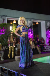 Purple Kaleidoscope Bollywood Set