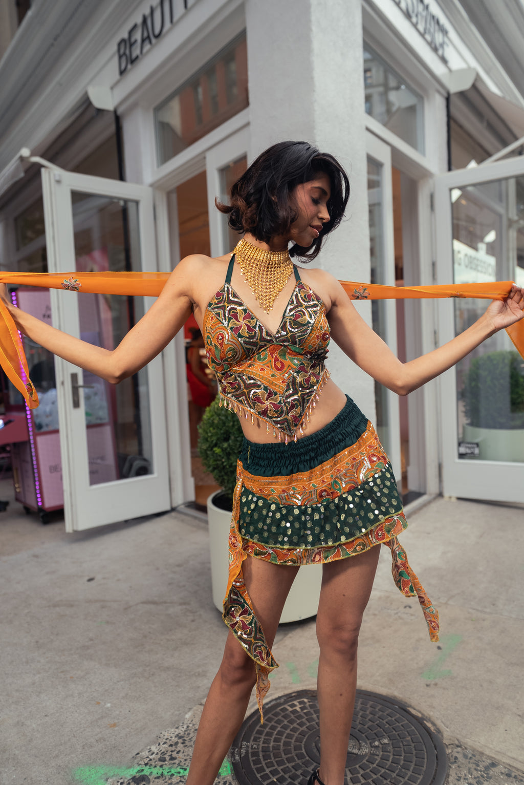 Emerald Sun Shakti Mini Skirt Set