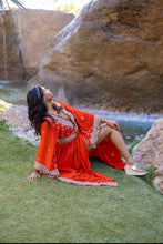 Load image into Gallery viewer, Fire Diamonds Anarkali Jacket Dress
