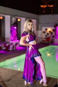 Purple Moonlight Bollywood Set