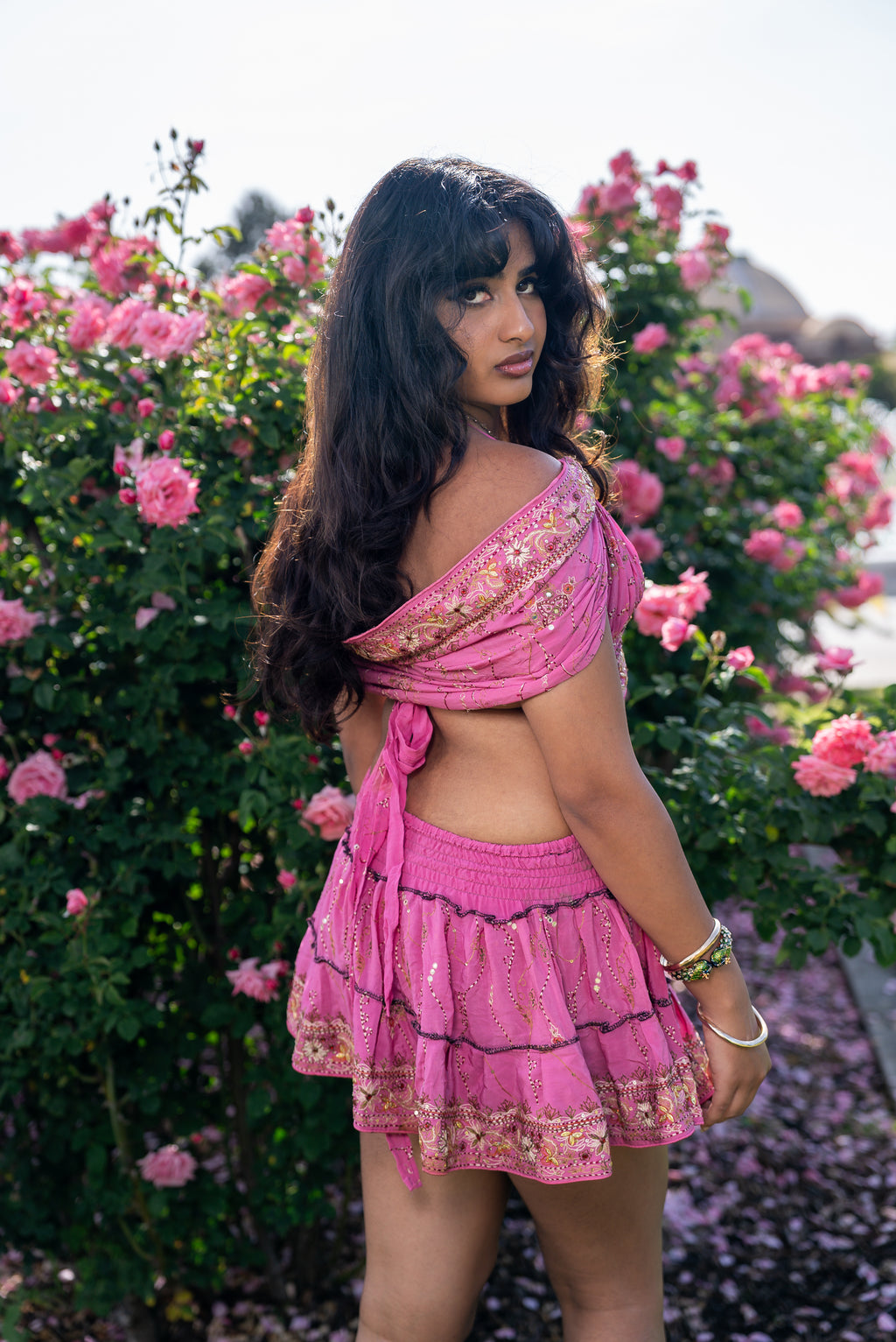 Bohemian Aurora Mini Gehr Skirt Set