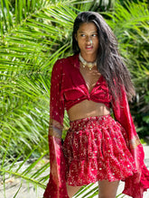 Load image into Gallery viewer, bohemian rani hoodie wrap top
