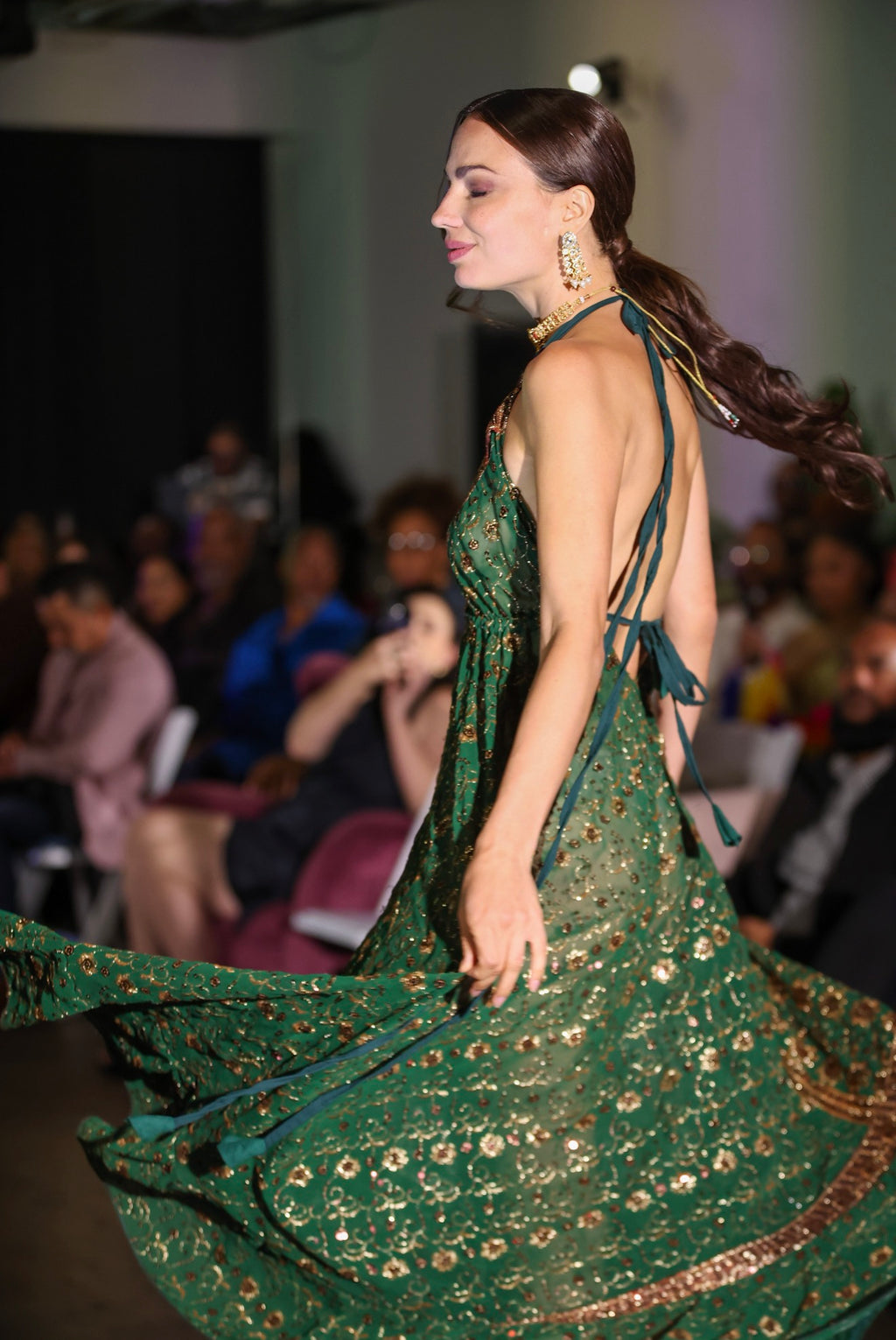 Emerald Celestial Magic Dress