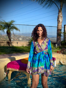 Blue Moonstone Babydoll Dress