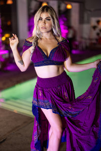 Purple Moonlight Bollywood Set