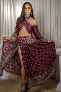 Bohemian Plum Goddess Set