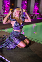 Load image into Gallery viewer, Purple Kaleidoscope Bollywood Set
