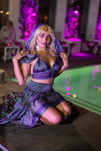 Load image into Gallery viewer, Purple Kaleidoscope Bollywood Set
