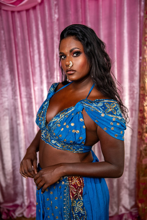 Bandhani Royalty Jasmine Set