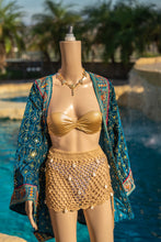 Load image into Gallery viewer, Turquoise Excellence Kimono

