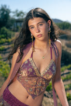 Load image into Gallery viewer, Lilac Quartz Kashmiri Earrings
