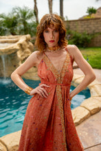 Load image into Gallery viewer, Golden Peach Magic Dress
