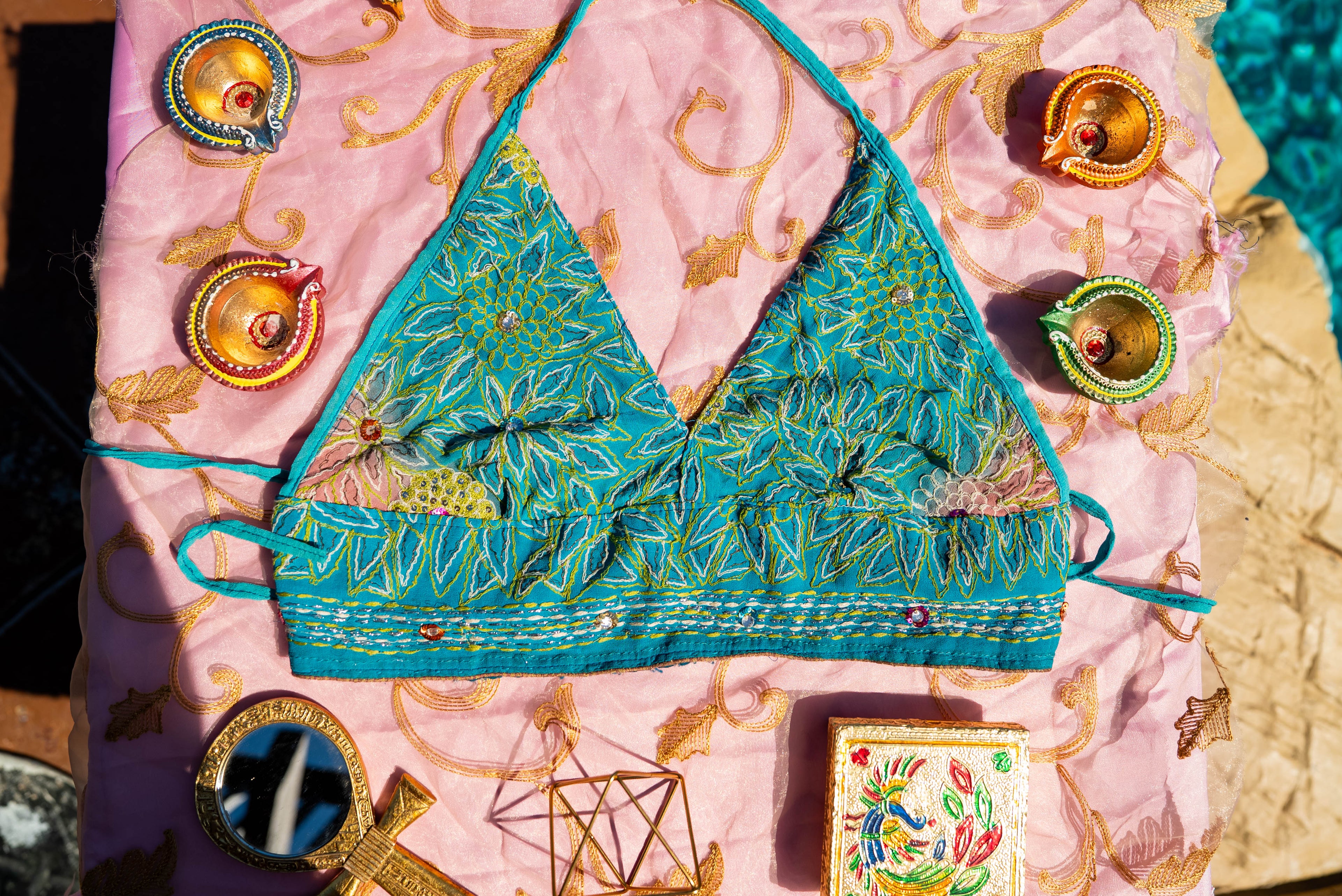 Fairy Flowers Halter top