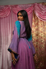 Load image into Gallery viewer, Lavender Dreams Anarkali Kimono Dress
