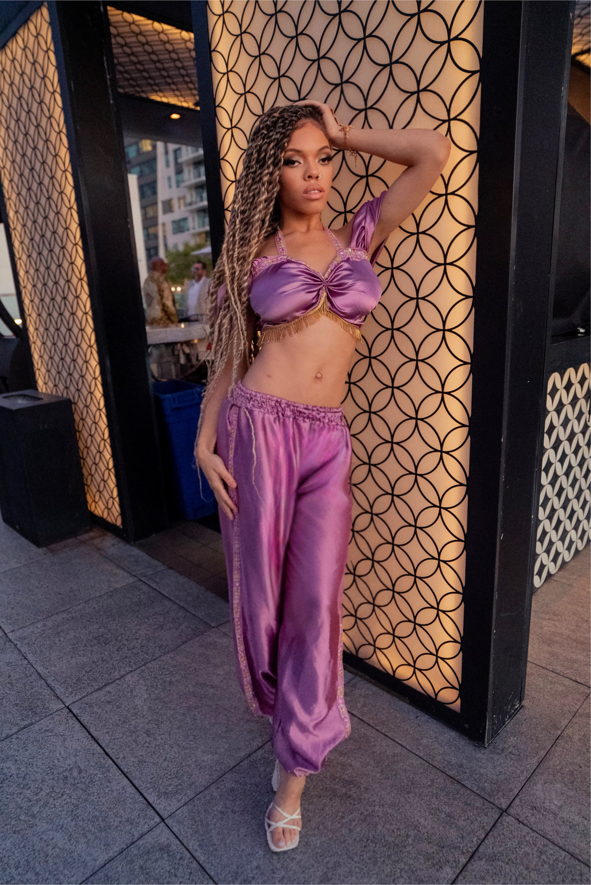 Lilac Silk Jasmine Set