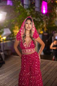 Amber Rose Sharara Pants Set