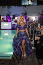 Load image into Gallery viewer, Purple Kaleidoscope Bollywood Set
