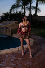 Load image into Gallery viewer, Rani lotus mini skirt set
