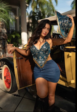 Load image into Gallery viewer, Velvet Midnight Cowboy Hat
