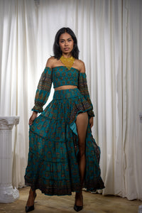 Bohemian Turquoise Bollywood Set