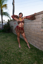 Load image into Gallery viewer, Rani lotus mini skirt set
