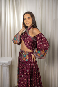 Bohemian Plum Goddess Set