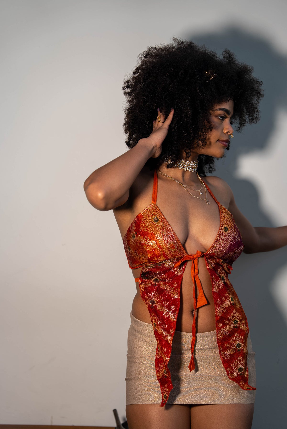 Kundalini Fire pixie wing top