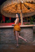 Load image into Gallery viewer, Saffron sundari ruffle mini skirt set

