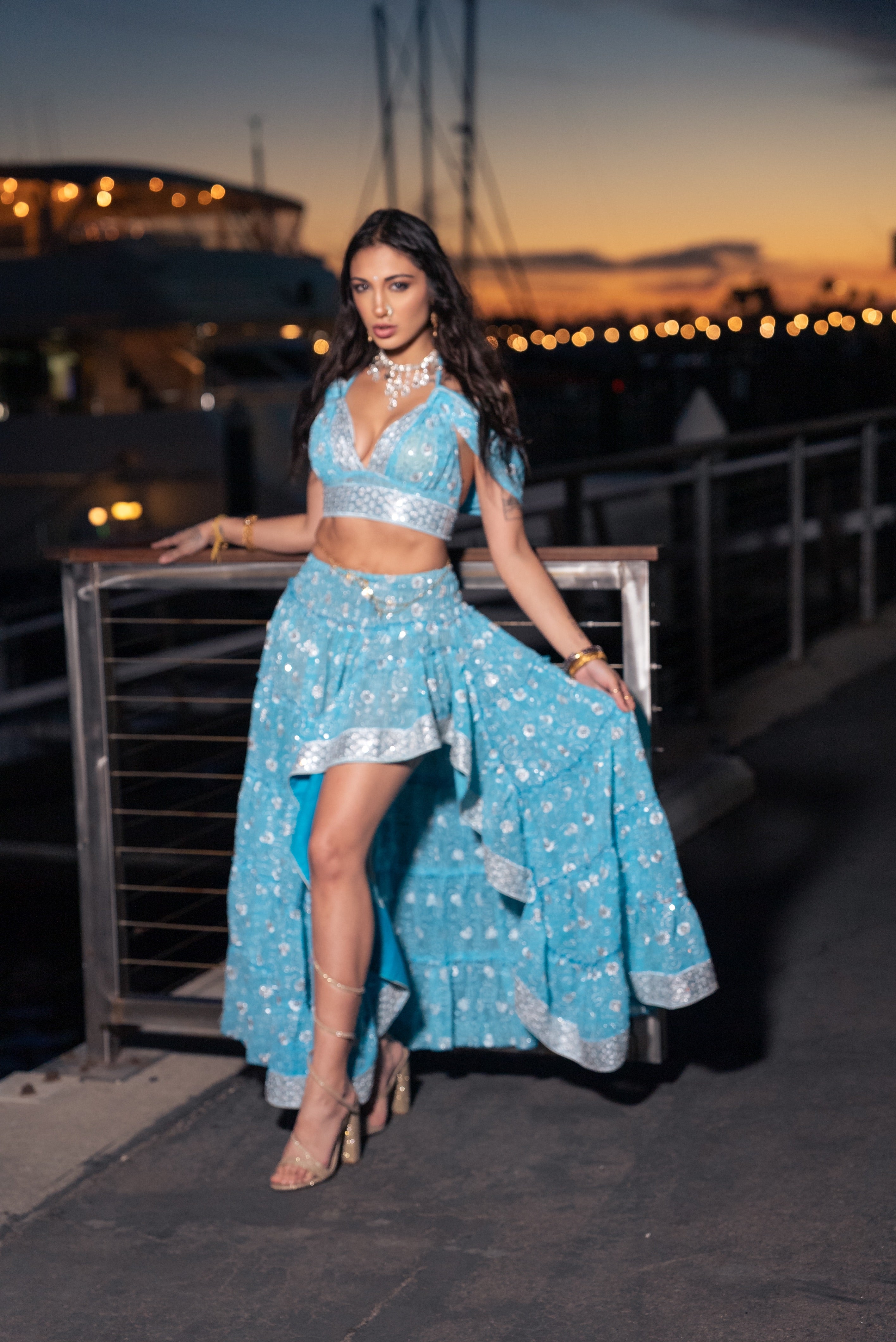 Queen of Diamonds Bollywood Set