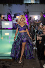 Load image into Gallery viewer, Purple Kaleidoscope Bollywood Set

