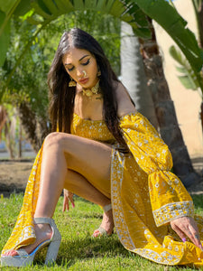 Yellow diamonds goddess set